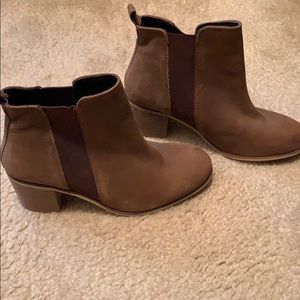 Brown booties